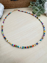 Load image into Gallery viewer, Funfetti necklace - colorful confetti of beads