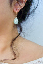 Load image into Gallery viewer, Amazonite Gemstone Drop Earrings - Sea Foam Green - Pastel Colored Gemstones