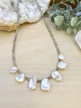 Load image into Gallery viewer, Talia Necklace - Short Beaded Necklace with Freshwater Keshi Pearls