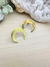 Load image into Gallery viewer, Crescent Moon Studs 2