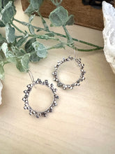 Load image into Gallery viewer, Stellina - Wire wrapped sparkle hoops