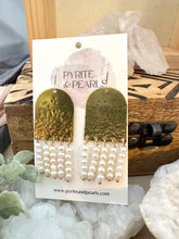 Load image into Gallery viewer, Pearl Fringe Earrings - Gold fill Ear Wires