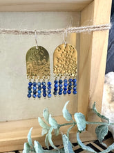 Load image into Gallery viewer, Fringe Earrings with Blue Sodalite - Limited Edition