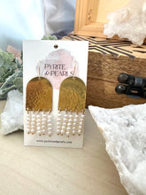 Load image into Gallery viewer, Pearl Fringe Earrings - Gold fill Ear Wires