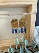 Load image into Gallery viewer, Fringe Earrings with Blue Sodalite - Limited Edition