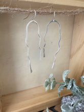 Load image into Gallery viewer, Squiggle earrings - 14k gold filled or sterling silver