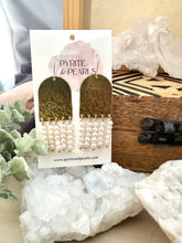 Load image into Gallery viewer, Pearl Fringe Earrings - Gold fill Ear Wires