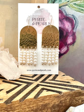 Load image into Gallery viewer, Pearl Fringe Earrings - Gold fill Ear Wires