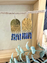 Load image into Gallery viewer, Fringe Earrings with Blue Sodalite - Limited Edition