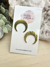 Load image into Gallery viewer, Crescent Moon Studs 2