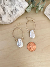 Load image into Gallery viewer, Alia Earrings with Freshwater Pearls - 14k Gold Filled or Sterling Silver