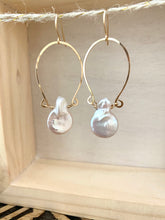 Load image into Gallery viewer, Alia Earrings with Freshwater Pearls - 14k Gold Filled or Sterling Silver