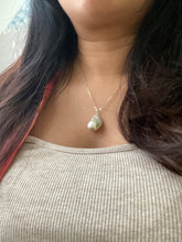 Load image into Gallery viewer, Baroque Freshwater Pearl drop Necklace - Sterling Silver chain