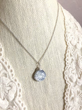 Load image into Gallery viewer, Dendritic Opal Gemstone Drop Necklace on a 16 inch chain