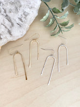 Load image into Gallery viewer, U Shape Earrings - 14k Gold Filled or Sterling Silver