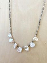 Load image into Gallery viewer, Talia Necklace - Short Beaded Necklace with Freshwater Keshi Pearls