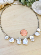 Load image into Gallery viewer, Talia Necklace - Short Beaded Necklace with Freshwater Keshi Pearls