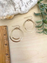 Load image into Gallery viewer, Double Hoops - 14k Gold Filled or Sterling Silver