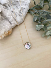 Load image into Gallery viewer, Single Lavender Grey Keshi Pearl Necklace